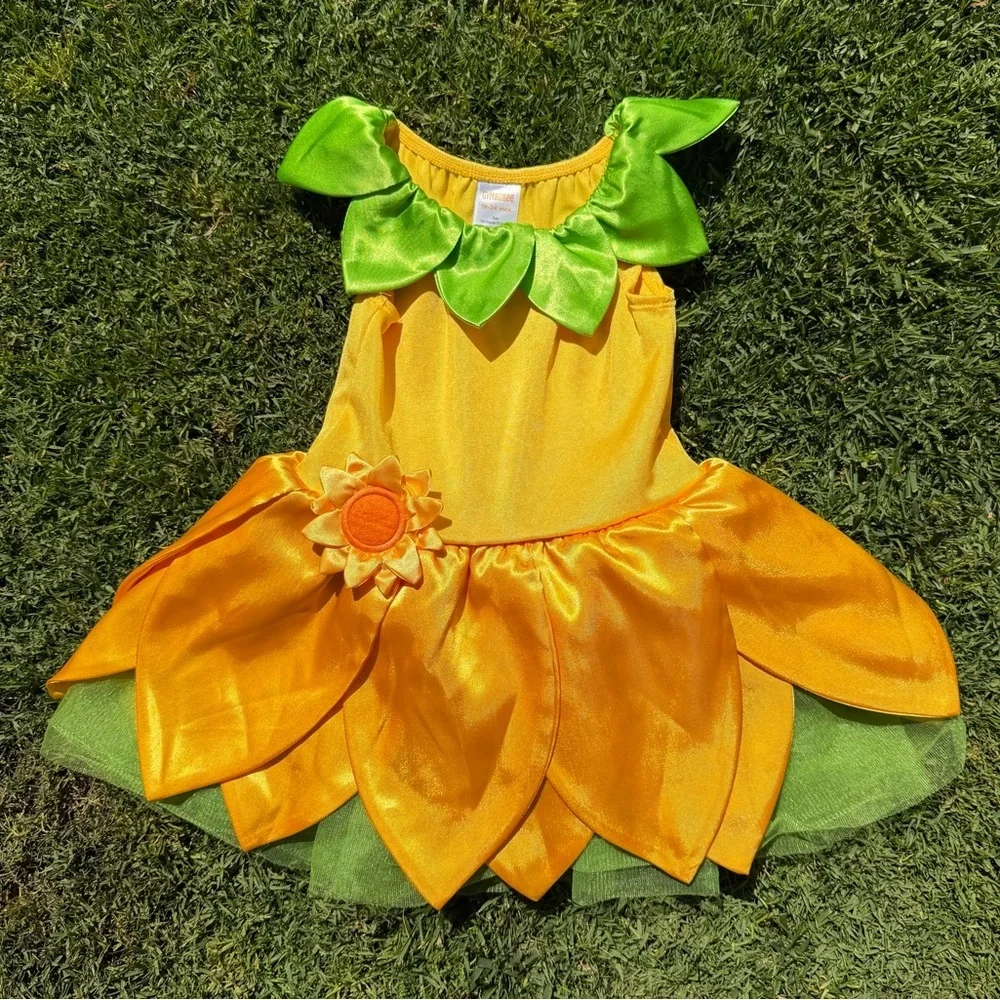 Y2K Gymboree Sunflower Fairy Costume Dress Bright Colorful Spring 18-24 Mos GUC